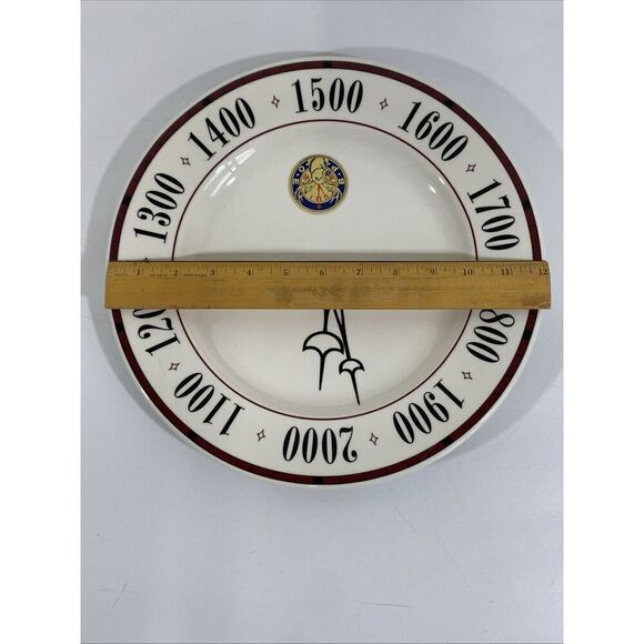 Vintage Syracuse China BPOE Elk Lodge Millennium Clock 2000 Platter 12” - Picture 7 of 8